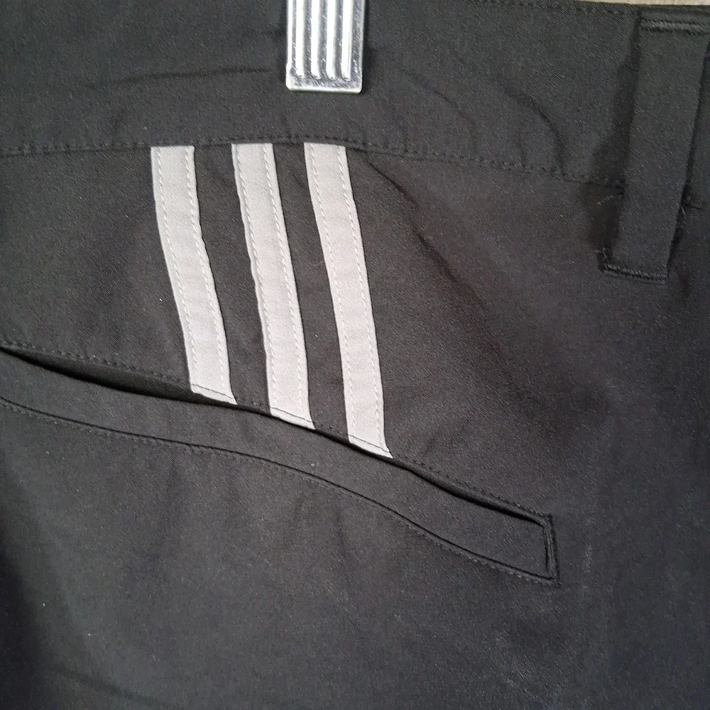 Adidas Golf Primegreen Tapered Pants Men Size 40x30 Black Stretch Light Weight‎